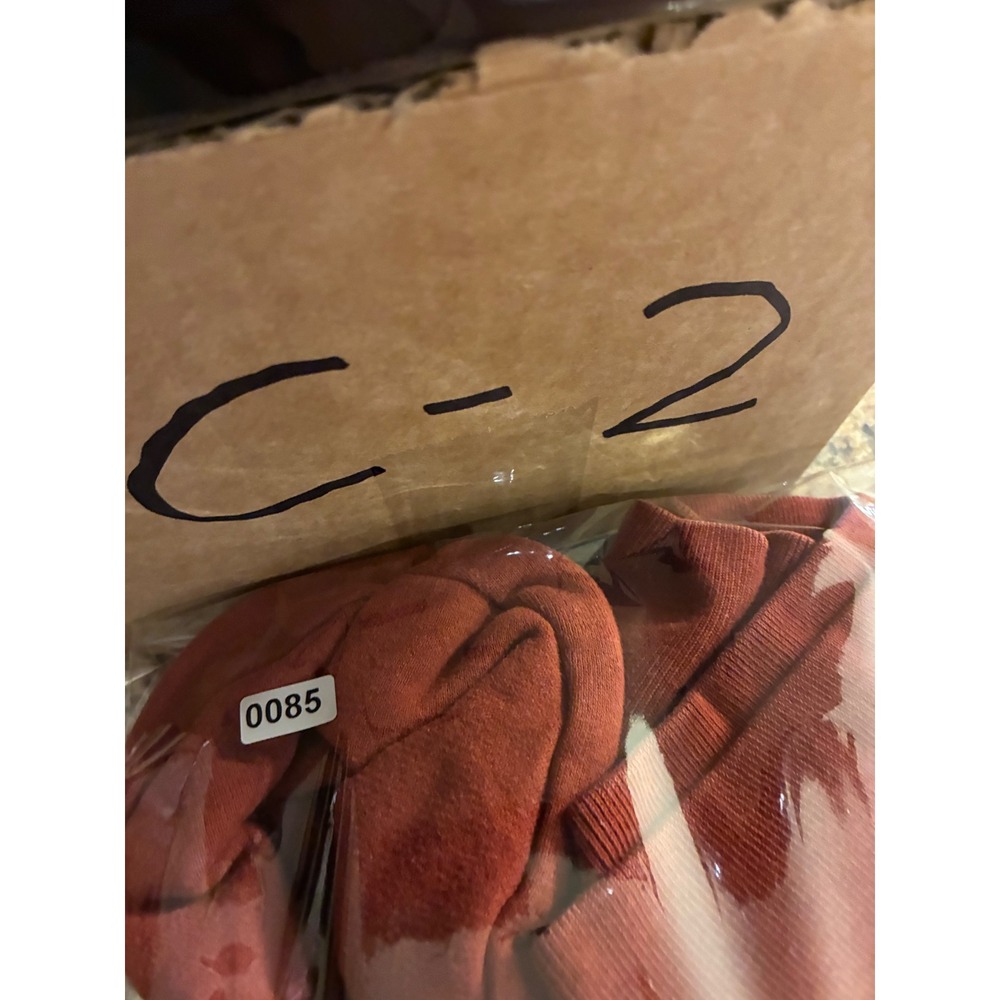 Aeropostale New York Graphic Hoodie Rust Orange Mens Small Sweatshirt 1987 Logo - Picture 7 of 7